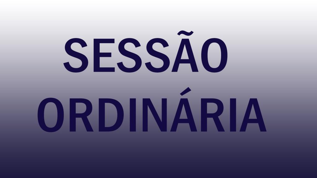 Sessão Ordinária 