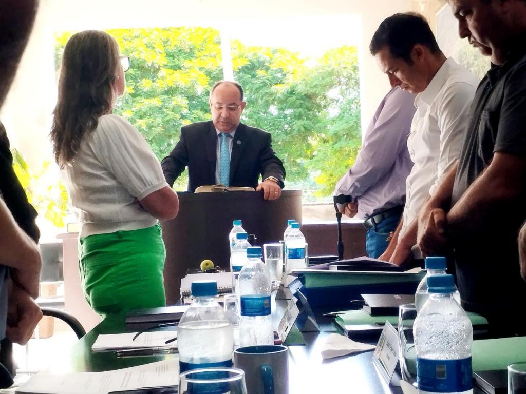 Retorno das sessões legislativas em B.F contou com a presença do Prefeito Edenilson Miliossi.